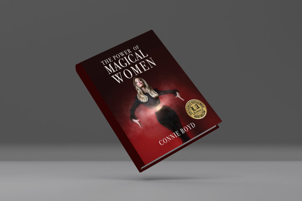 The Power of Magical Women floating book cover image Los Angeles Tribune label logo