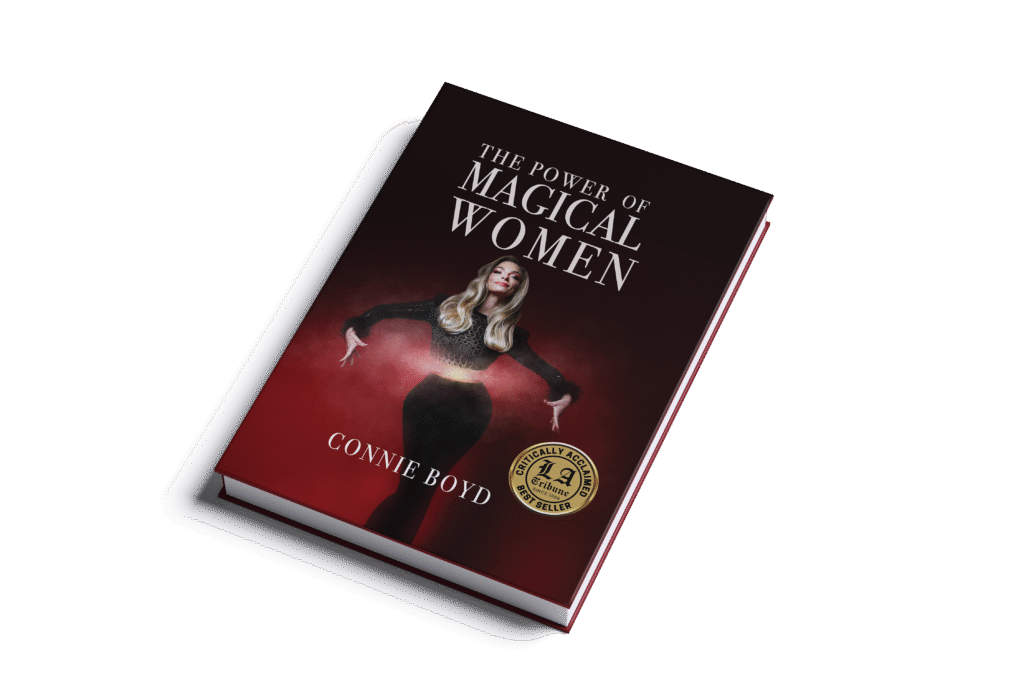 The Power of Magical Women book cover angle the Los Angeles Tribune logo transparent