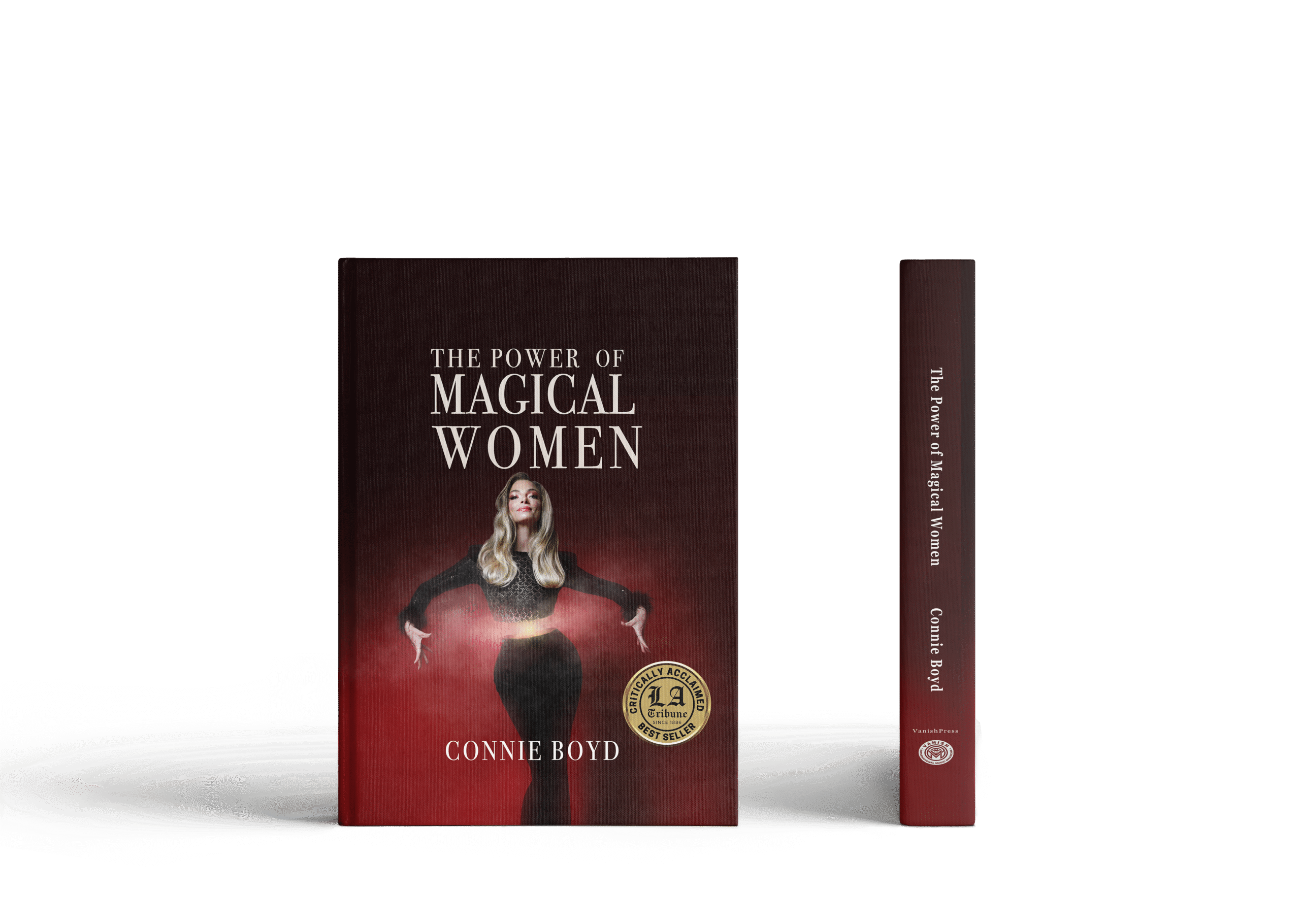 The Power of Magical Women book cover and spine transparent